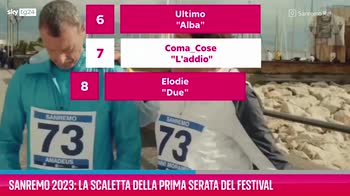VIDEO Sanremo 2023, la scaletta della prima serata