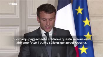 Macron a Zelensky: potete contare sulla Francia
