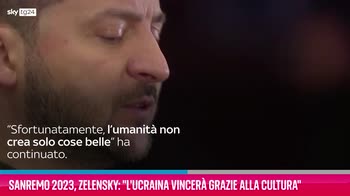 VIDEO Sanremo 2023, Zelensky: "L'Ucraina vincerà"