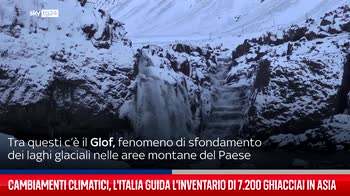 Cambiamenti climatici, l'Italia guida l'inventario di 7.200 ghiacciai in Asia