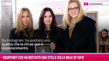 VIDEO Courteney Cox ha ricevuto la stella sulla Walk of Fame