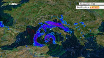 Meteo: ciclone sull'Italia, allerta arancione in Romagna