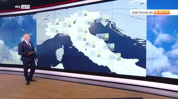 Meteo: piogge al Sud e sul Medio Adriatico, sole altrove