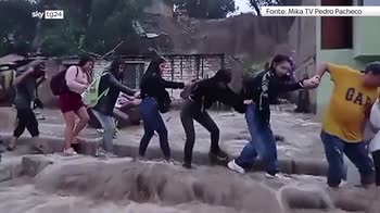 Colate di fango in Per�, colpito il dipartimento di Lima
