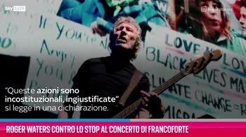 VIDEO Roger Waters contro lo stop al concerto di Francoforte
