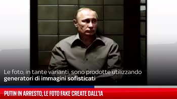 Putin in arresto, le foto fake create dall'IA