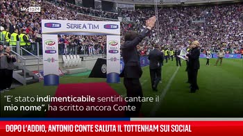 Dopo l?addio, Antonio Conte saluta il Tottenham sui social