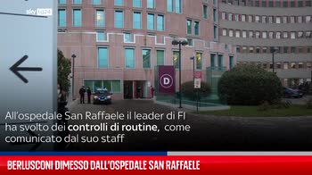 Berlusconi dimesso dall?ospedale San Raffaele