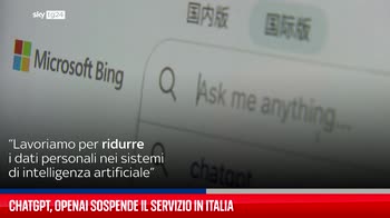 ChatGpt, OpenAI sospende il servizio in Italia