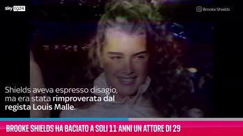 VIDEO Brooke Shields, a 11 il bacio sul set a un 29enne