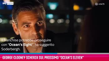 VIDEO George Clooney scherza sul prossimo "Ocean's Eleven"