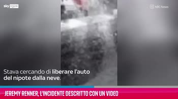 VIDEO Jeremy Renner, l'incidente descritto con un video