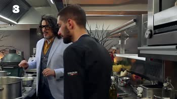 Alessandro Borghese Celebrity Chef: concentrazione ai forne