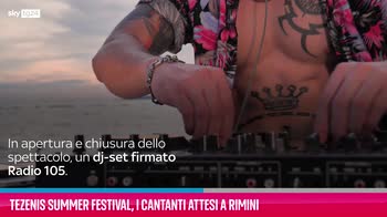 VIDEO Tezenis Summer Festival, i cantanti attesi a Rimini