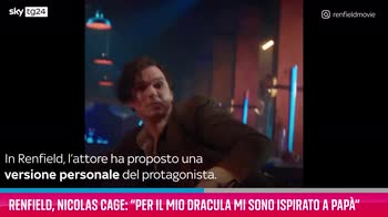 VIDEO Renfield, Nicolas Cage: "Mi sono ispirato a mio padre