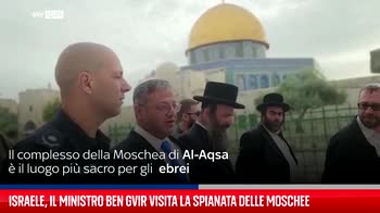 Israele, il ministro Ben Gvir visita la Spianata delle Moschee