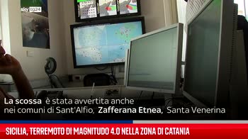 Sicilia, terremoto di magnitudo 4.0 nella zona di Catania