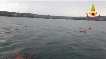 Lago Maggiore, barca capovolta quattro morti