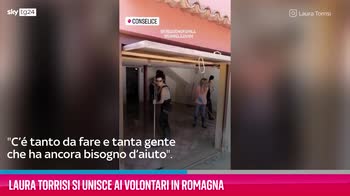VIDEO Laura Torrisi si unisce ai volontari in Romagna