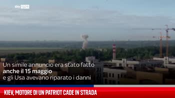 Kiev, cade in strada il motore di un missile Patriot