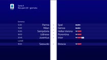 Calendario Serie A, date e orari dei recuperi