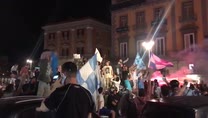 Napoli, città festeggia in strada la Coppa Italia