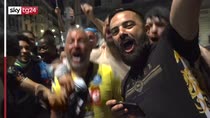 Il Napoli vince la Coppa Italia, esplode la gioia in città