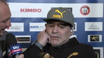 Quando Maradona spiegò a Sky perché non cadeva mai