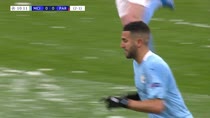 City-Psg, il gol di Mahrez