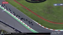 Valencia, Moto2: olio in pista, bandiera rossa