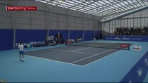 Atp Finals, l'allenamento tra Djokovic e Sinner