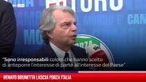 Renato Brunetta lascia Forza Italia