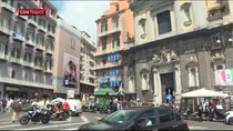 Napoli, grande clima di festa in città